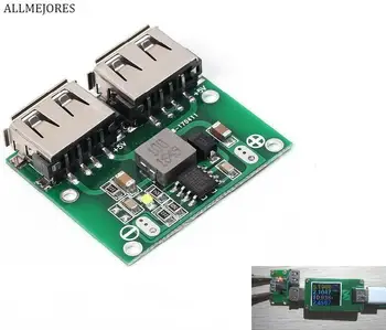 

9V 12V 24V to 5V DC-DC Stepdown Voltage Regulator Dual USB Output Buck Voltage Board 3A Car Charge Charging Regulator 6-26V
