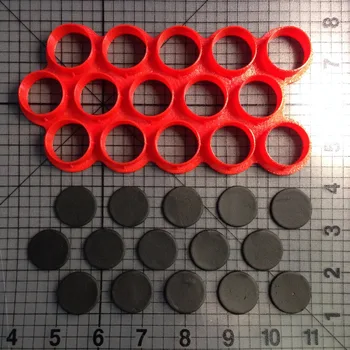 

Multi Circle Series Cookie Cutter Set Made 3D Printed Fondant Cupcake Top Cake Decorating Fondant Cutter Cake Decoration Tools