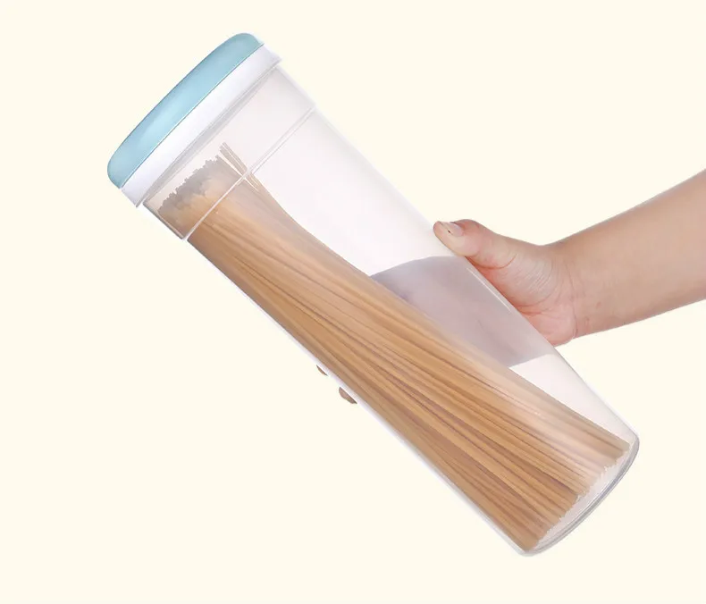 Household transparent food storage tanks grain storage box fresh storage sealed cans kitchen noodles box WF619914