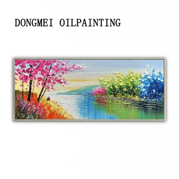 DONGMEI OILPAINTING Hand painted oil painting Home decor High quality knife painting landscape art pictures DM180803 DONGMEI OILPAINTING Hand painted oil painting Home decor High quality knife painting landscape art pictures DM180803