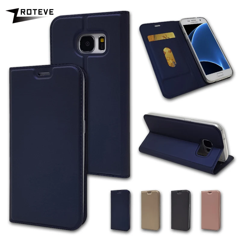 

Case For Samsung S7 ZROTEVE PU Leather Magnetic Cover Card Pocket Design Wallet Case For Samsung Galaxy S7 S 7 Edge Cases Funda