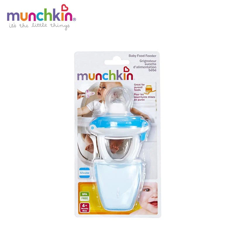 Munchkin bebé de silicona bebé alimentación alimentador bebé masticar Infante frutas hortalizas chupete herramienta color aleatorio Send1 cuenta