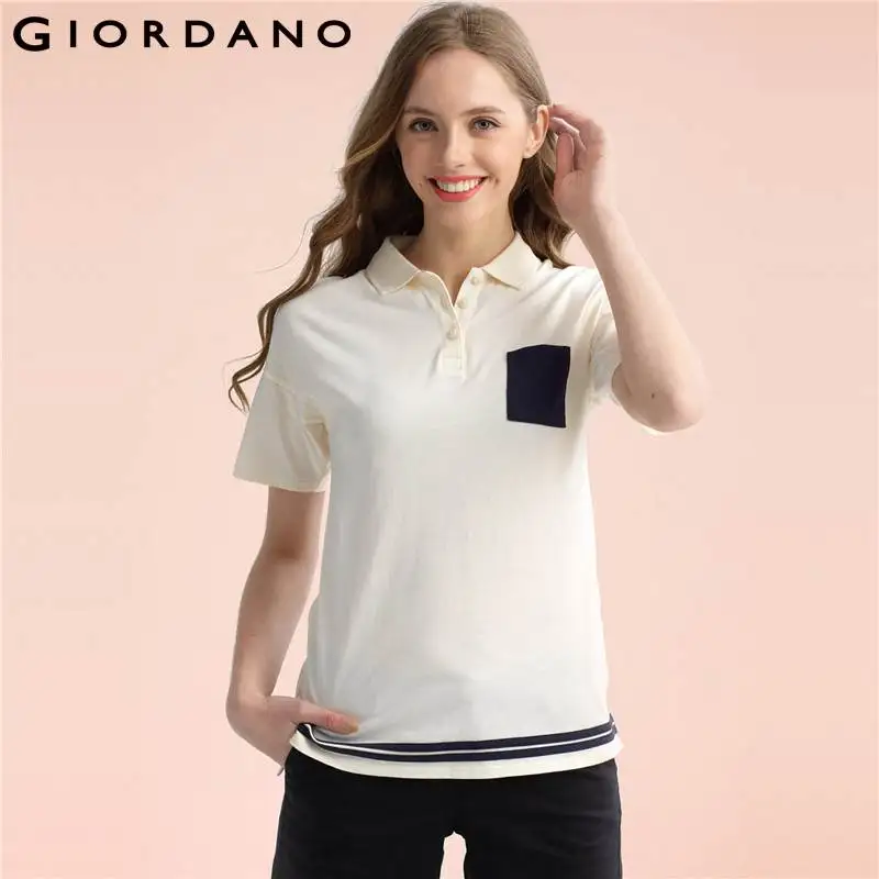 giordano women's polo shirt