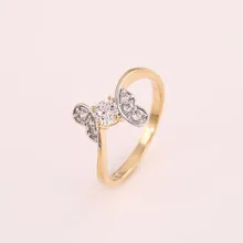 Xuping anillo de moda Multicolor chapado en oro sintética CZ estilo europeo de calidad superior regalo de Jewelery para para boda S19-12222
