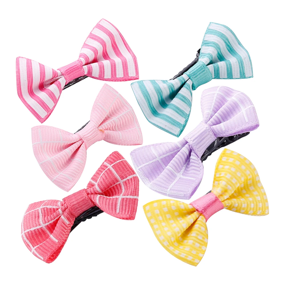 

Wholesale Children's Hair Accessories Girls Hairpin Hairpins Hairband Leather Girls Bow Edges Hairpins Cute Butterfly Clips