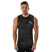 Летний тренд фитнес жилет для мужчин открытый баскетбол пот-абсорбент рубашка без рукавов Бег Обучение