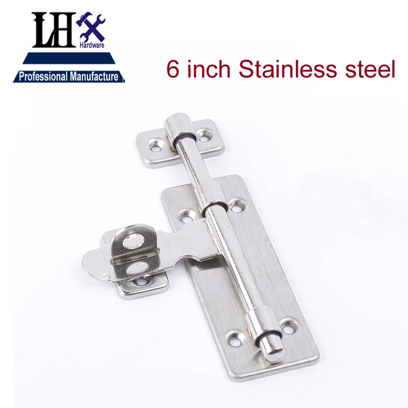 

LHX Stainless Steel Window Sliding Door Lock Simple Easy Install Infant Protection Bolt Latch Locks