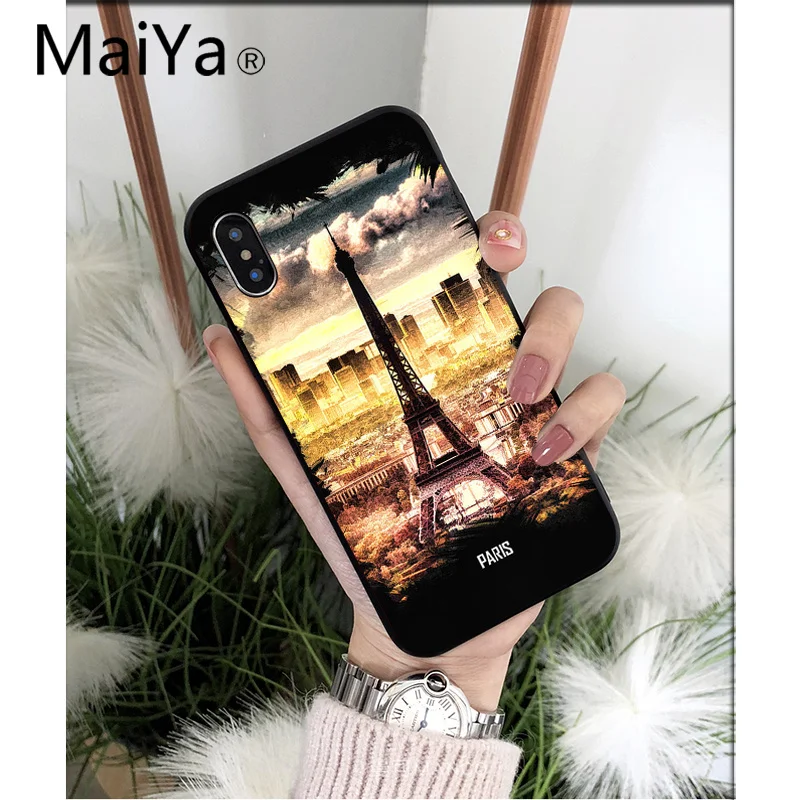 MaiYaCa City London Нью Йорк Париж Дубай Москва высококачественный чехол для телефона iPhone