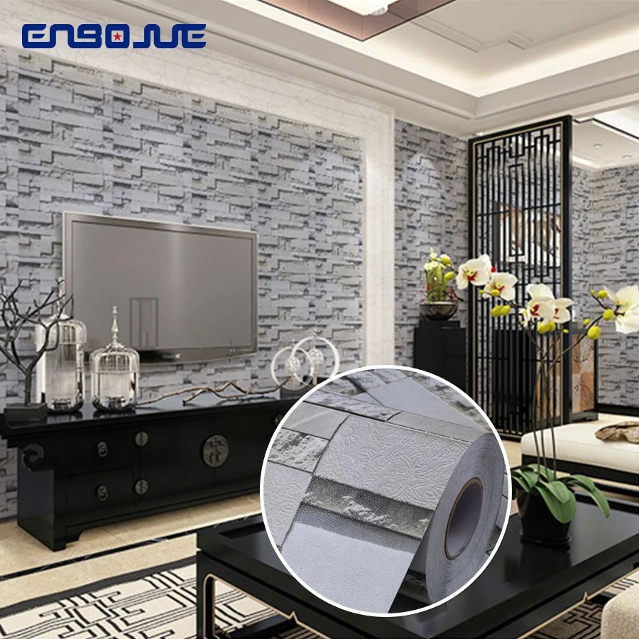 0,4x3 м современные 3D обои виниловые кирпичные узоры Ванная комната Кухня Водонепроницаемый домашний декор настенные наклейки обои для гостиной