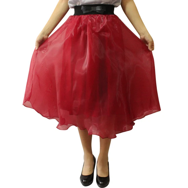 women white princess tulle skirt knee length junior girls lolita cute plus size clothes for juniors cheap