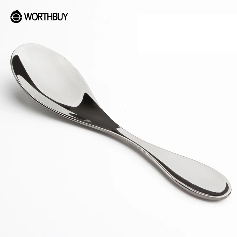 Worthbuy 1 шт. творческие мини 304 Нержавеющая сталь дети ложка Чай Кофе суп длинной