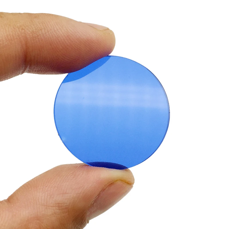 Microscope Blue Color Filter 45 mm Diameter for Biological Microscope