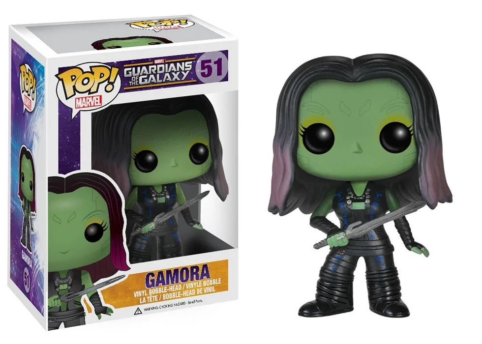 

Funko POP Guardians of the Galaxy & GAMORA action Figure Decorative Model Toy Cheap price No box