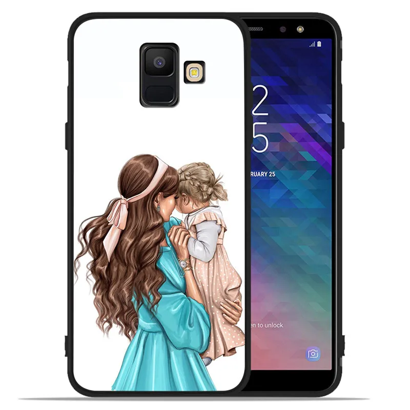 Роскошные для малыша и мамы; queen Woman king для samsung Galaxy A9 A8 A7 A6 A5 A3 J3 J4 J5 J6 J8 плюс чехол для телефона чехол Coque Etui - Цвет: H1420