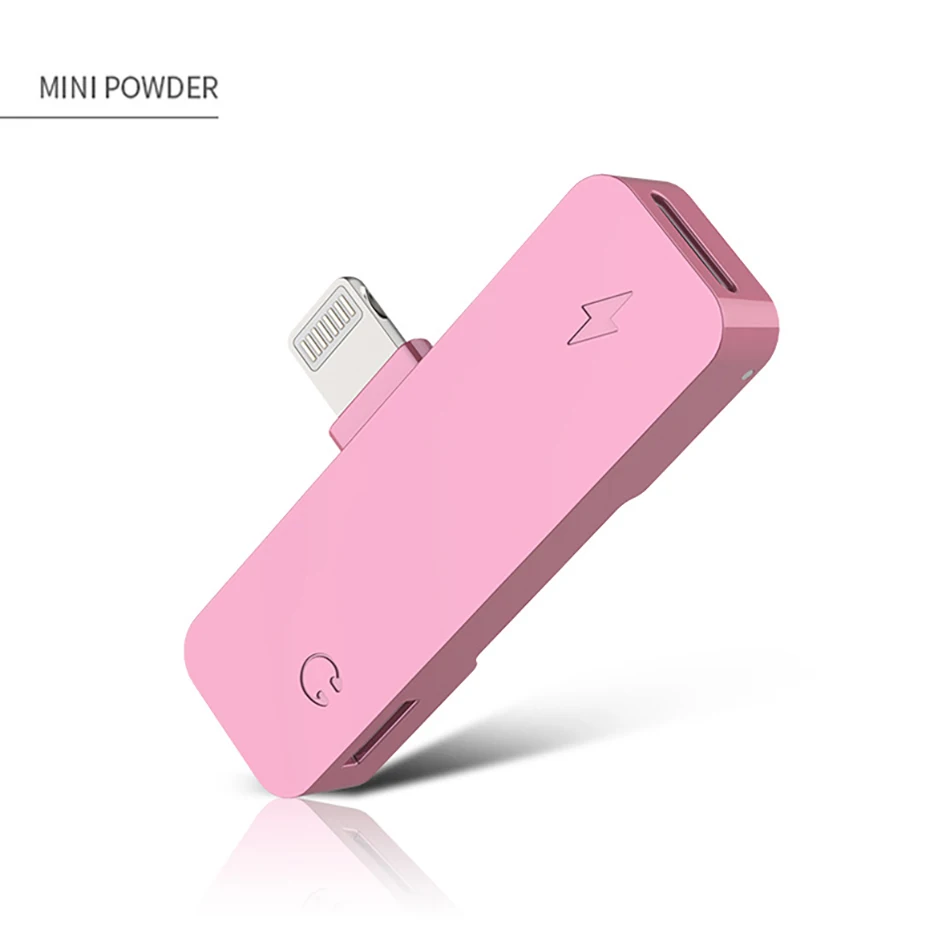 !ACCEZZ 2 in 1 Audio Adapter For iphone X 8 7 Plus XS MAX XR IOS 11 12 Lighting Charging Calling Earphone AUX Splitter Connector (18)