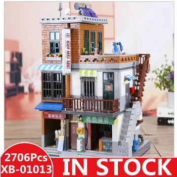 

IN STOCK XINGBAO 01013 2706 pcs Genuine Creative MOC City Series The Urban Village Set Building Blocks Bricks Toys Model Gift