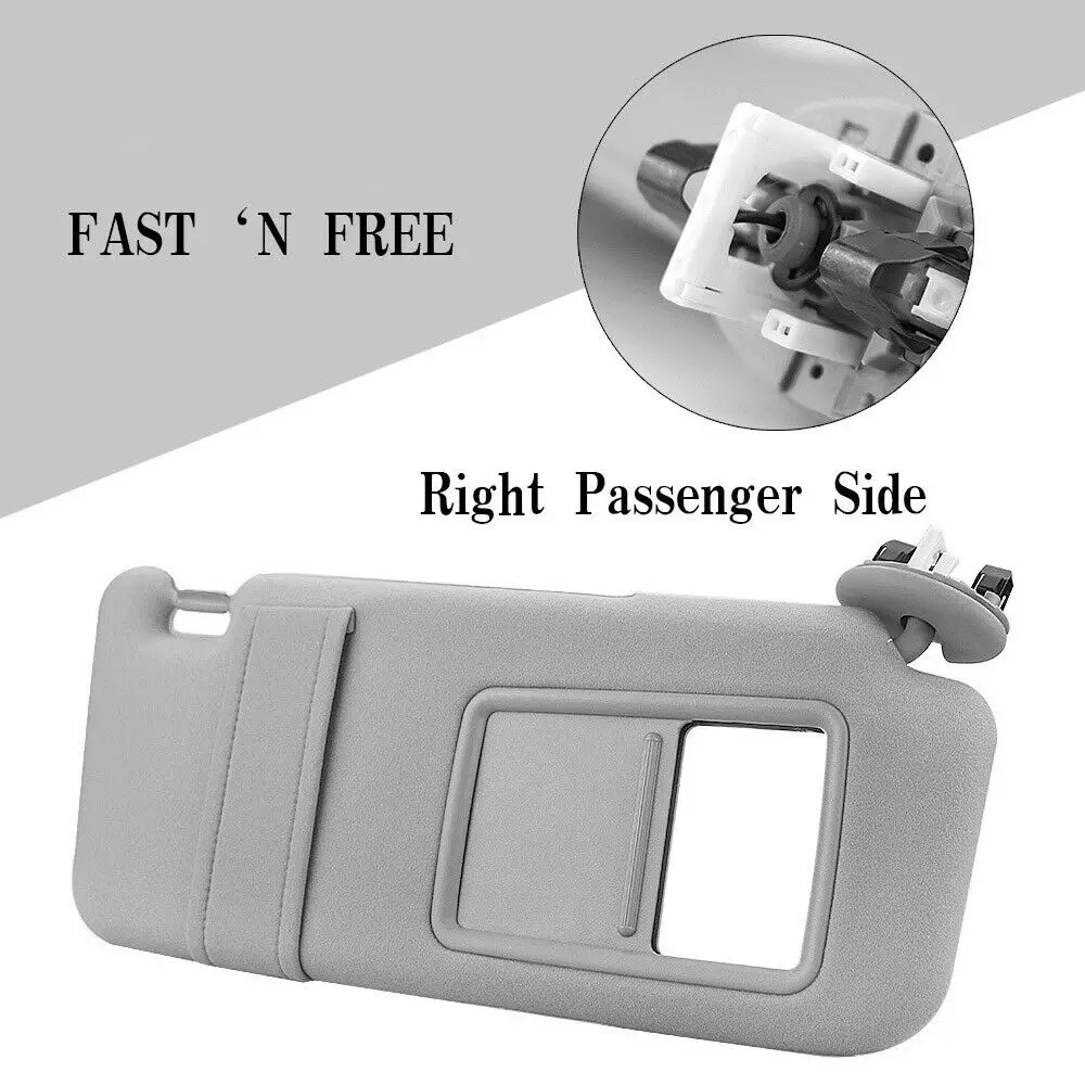 

Passenger Right Side Sunvisor Passenger Side Sunshade Sun Shield Antidazzle Visor for 2007-2011 Toyota Camry Auto Side Sun Visor
