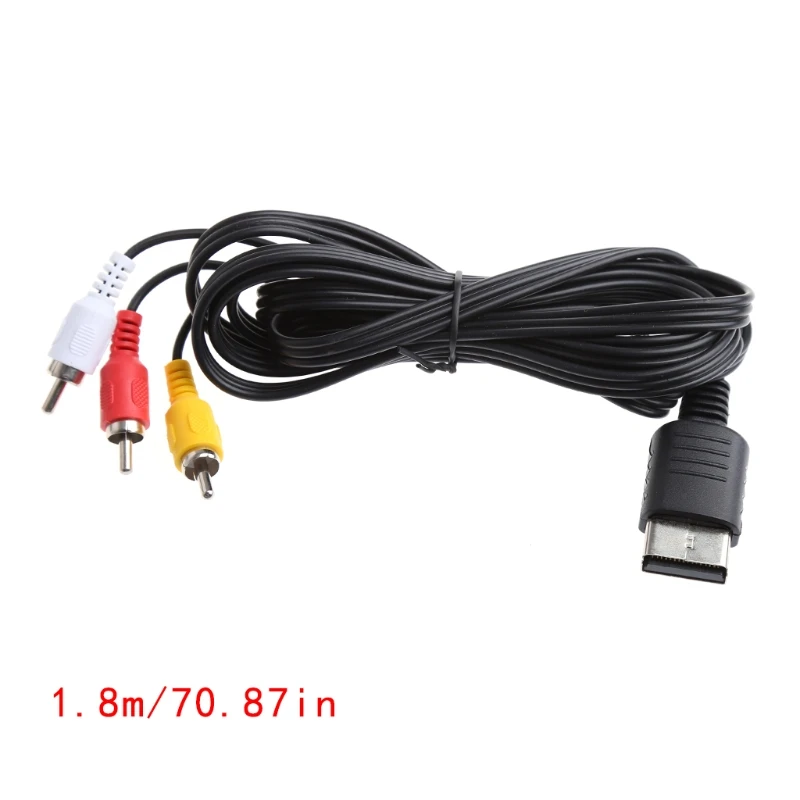 

1.8M/6FT RCA Audio Video AV Stereo Composite Adapter Cable For Sega Dreamcast