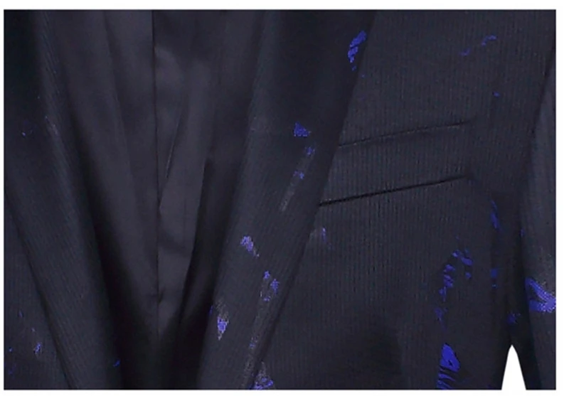 Fashion Printed Men's Blazer Tops Autumn Suit Blazer Men Fashion Slim Male Suits Casual Solid Color Masculine Blazer (4)