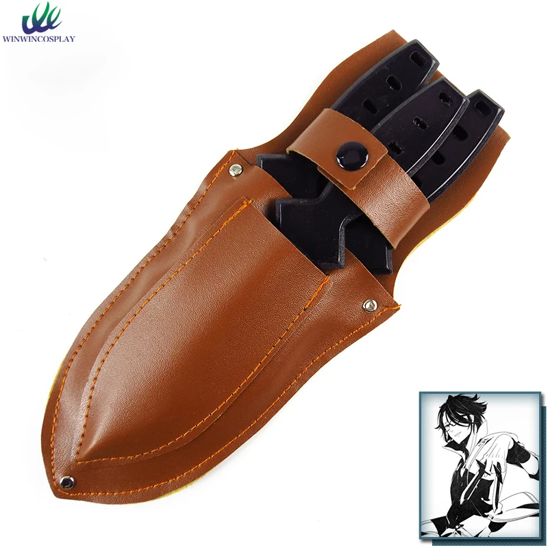 

Anime K role hero Fushimi Saruhiko Small Sword Dagger Flying Knife Cosplay Weapon Props For Comic Party Halloween Cosplay