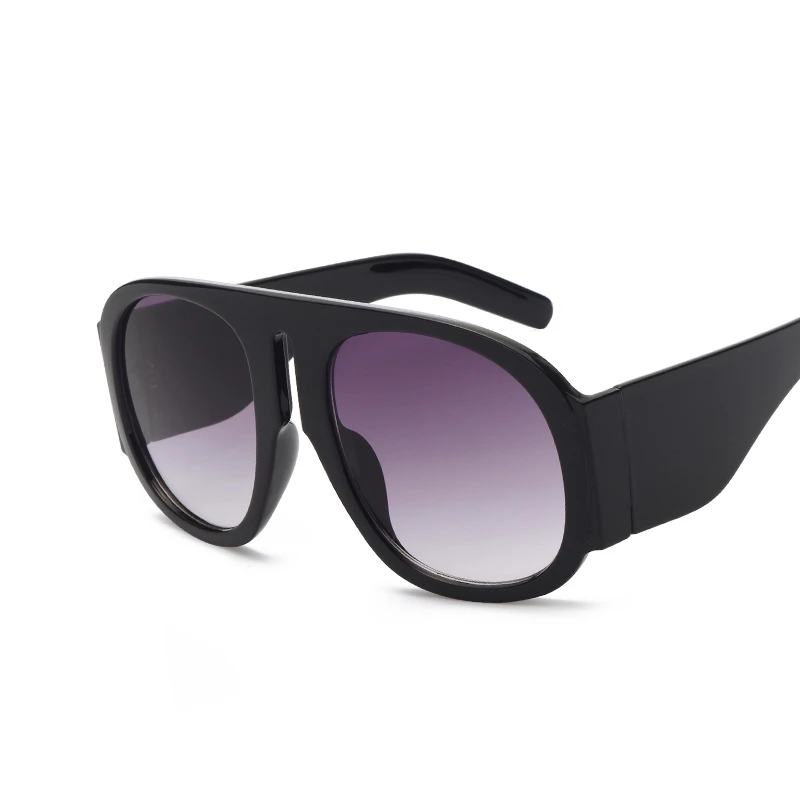 Модные роскошные круглые мужские Солнцезащитные очки женские фирменные дизайнерские негабаритные индивидуальные рамки уникальная дужка очков ретро солнцезащитные очки UV400