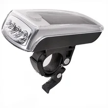 USB Rechargeable Bike Bicycle Light 4LED Solar Power Bike Front Lamp Cycling Headlight With Mount 2.0Cable Bike Accessories
