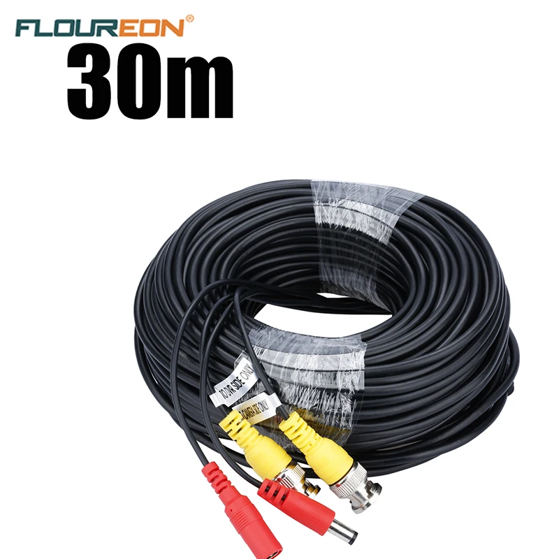 30M CCTV DVR Camera Recorder system Video Cable DC Power Security