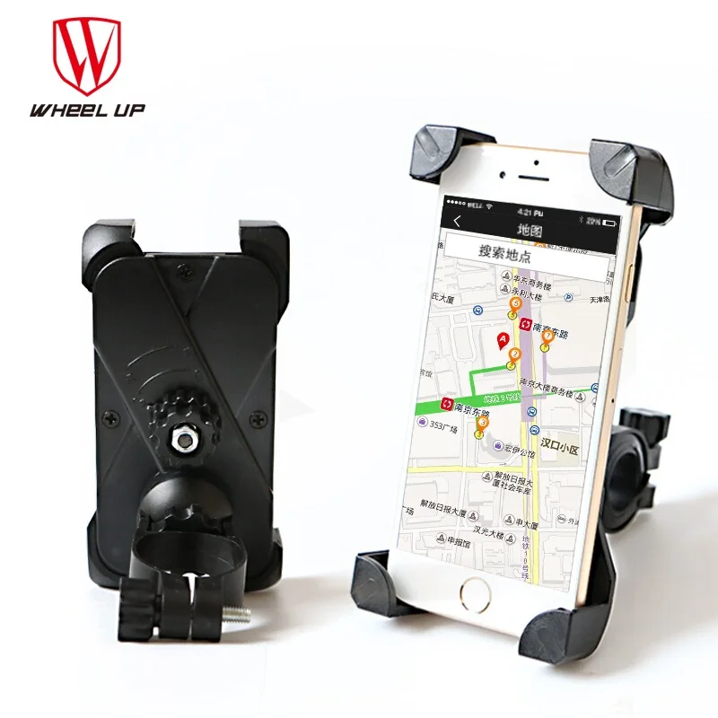 

WHEEL UP Bicycle Bike Bag Phone Holder Handlebar Clip Stand Mount Bracket For Cellphone GPS iphone bags Cycling Phone Holder