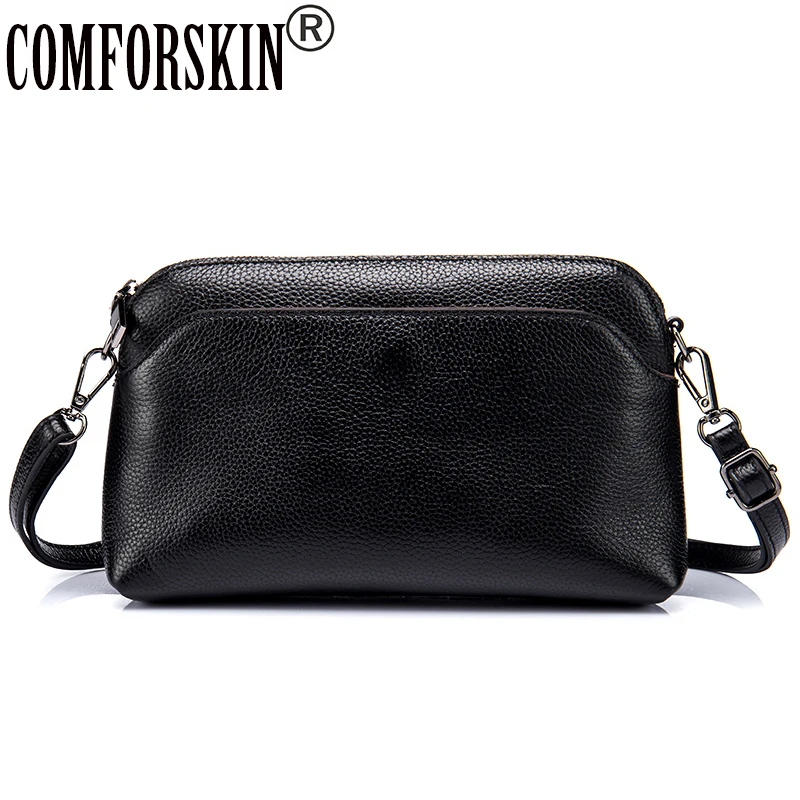 

COMFORSKIN Brand Bolsas Feminina Large Capacity Women Messenger Bag 2018 New Arrivals Luxurious 100% Genuine Leather Women's Bag