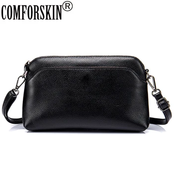 

COMFORSKIN Brand Bolsas Feminina Large Capacity Women Messenger Bag 2020 New Arrivals Luxurious 100% Genuine Leather Women's Bag