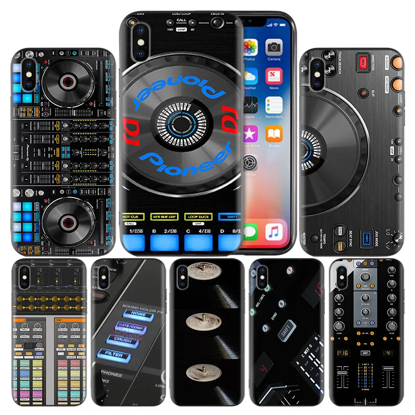 

Vintage Technics Mixer Turntables DJ Frosted Fundas Hull Case For Apple iPhone 7 8 6 6S Plus X XS MAX XR 5 5S 5C SE 10 Ten Cover