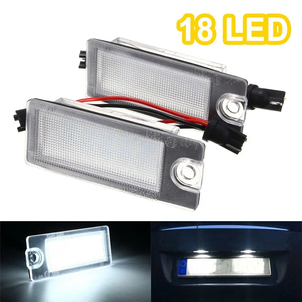

2Pcs Number License Plate 18LED Light for Volvo S80 99-06 V70 XC70 S60 XC90 LED License Plate Light