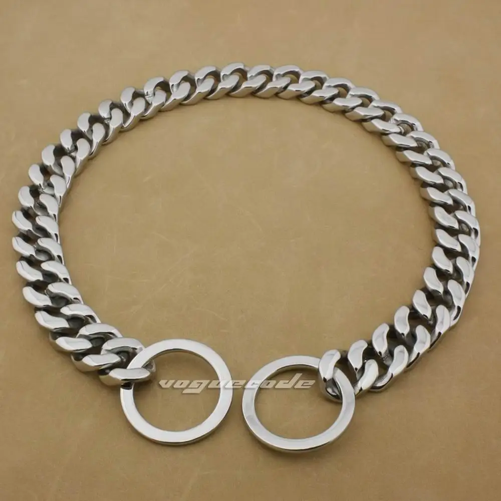 Huge Heavy 20mm 316L Stainless Steel luxury Dog Chains Collars 5D006DCA