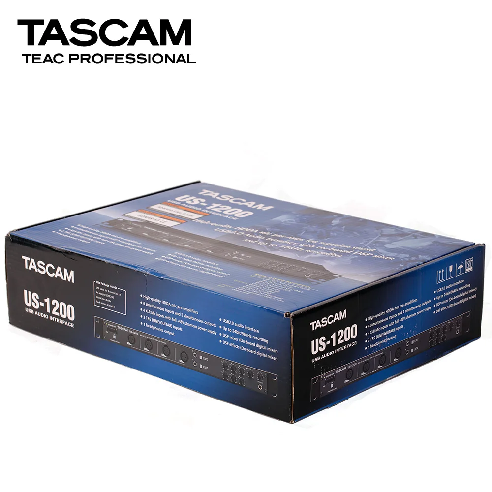 TASCAM US 1200 6 в 1/2 выхода крепление на стойку аудио интерфейс многоканальная