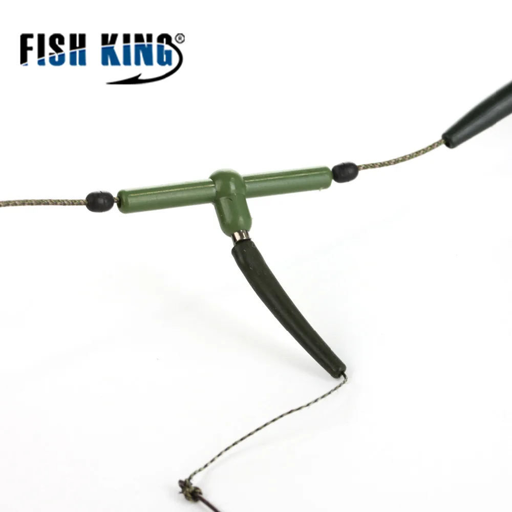 Fish king الأسماك الطعم إغراء الصيد الطعم قفص 20 جرام 30 جرام النحاس فخ سلة تغذية حامل مع السنانير الكارب صيد السمك اكسسوارات