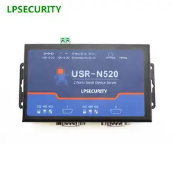 Lpsecurity usr-n520 последовательным устройством сервер RS232 RS485 RS422 к TCP RJ45 конвертер Поддержка modbus мультихоста опроса