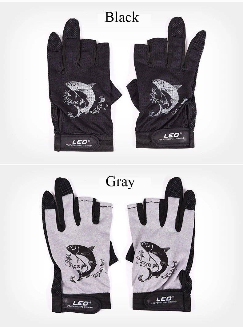 1 пара 3 вырезанные перчатки противоскользящие нескользящие перчатки для рыбалки, уличные спортивные неопреновые защитные Рыбное оборудование Pesca