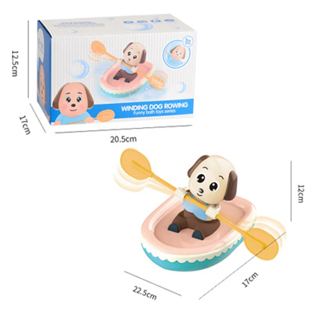 Забавные Игрушки для маленьких детей Заводной лодка корабль играть воды Ванная