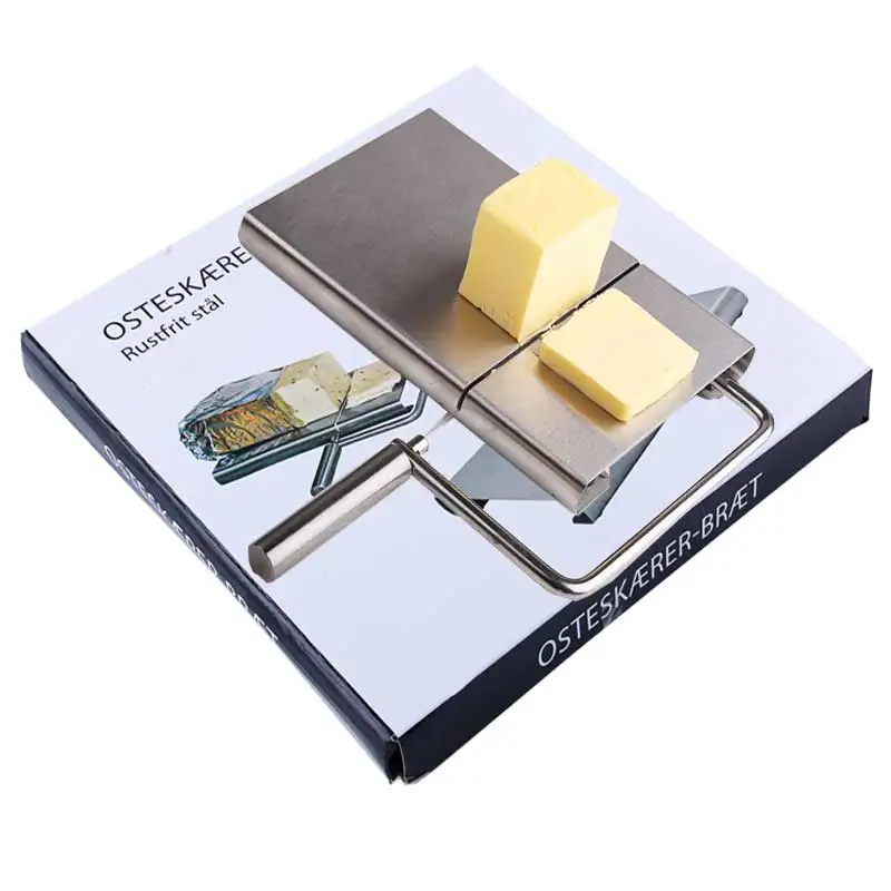 

kitchen accessories Wire Cutting Cheese Slicer Cutter Board Butter cutter Stainless Steel cheese knife Baking Kitchen Tool