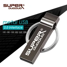 Модный металлический USB флеш-накопитель 64 ГБ Ключ USB карта 8 Гб 16 Гб карта памяти USB 32 Гб Флешка 128 ГБ флеш-накопитель