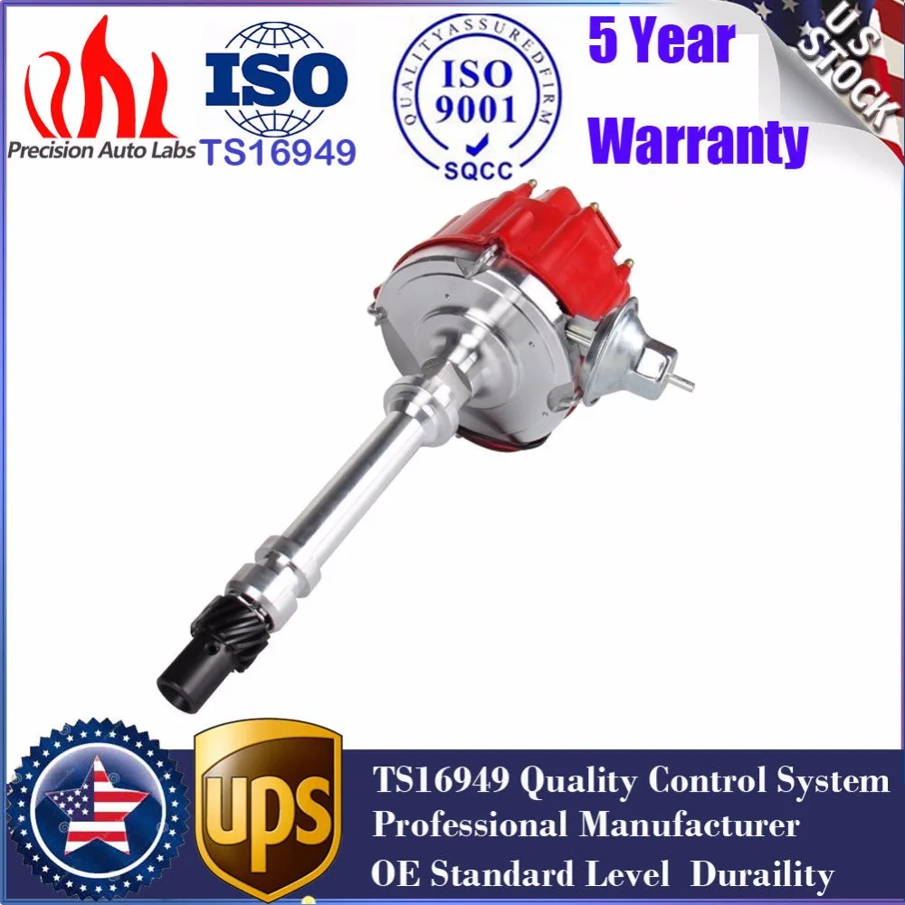 SBC BBC Small Big Block Chevy HEI Electronic Ignition Distributor Pro V8 Red Cap