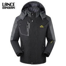 Новинка, лоскутное повседневное зимнее пальто для мужчин, теплая верхняя одежда, толстая куртка с капюшоном, парки, плюс размер, L-8XL, максимальная грудь 150 см