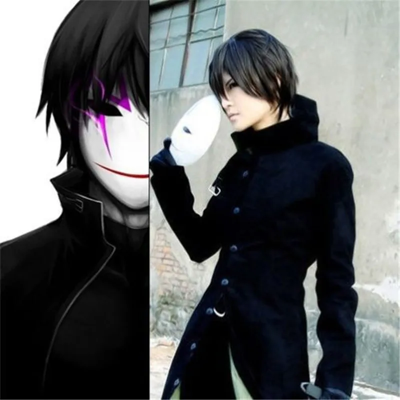 Hot Anime DARKER THAN BLACK Hei Black Long Coat Cosplay Animation Party Cos...