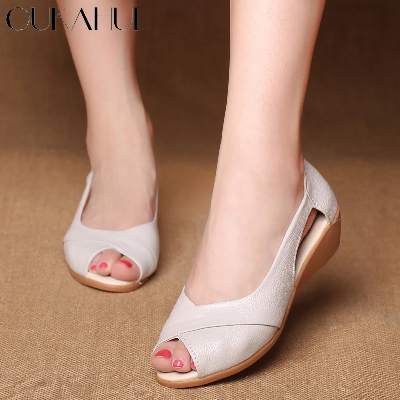 womens flat leather sandals uk