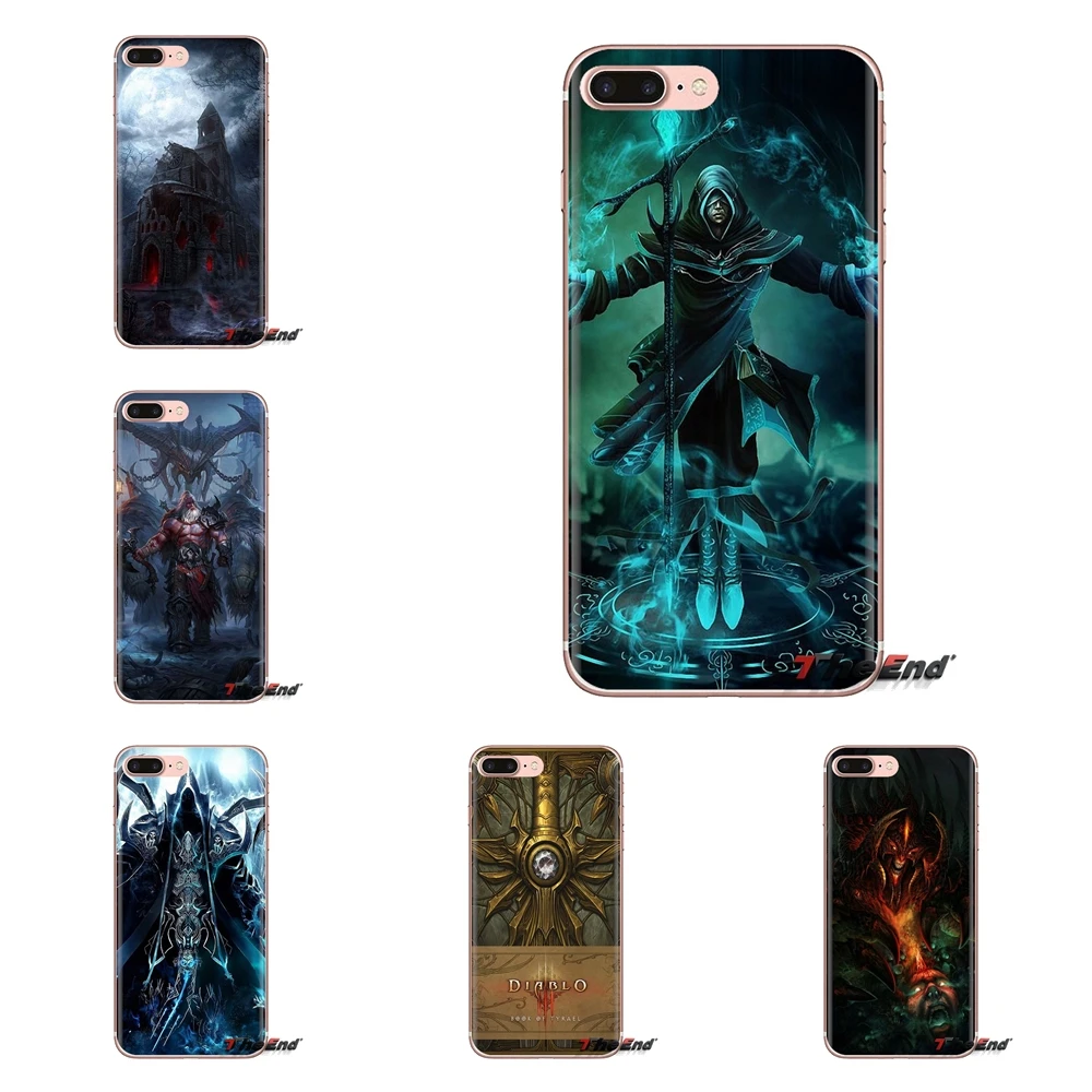 

For Huawei Mate Honor 4C 5C 5X 6X 7 7A 7C 8 9 10 8C 8X 20 Lite Pro Transparent TPU Skin Case Diablo Reaper Of Souls Demon Hunter