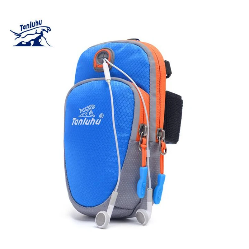 

TANLUHU Reflective Stripe Running Bags Women Man Multi-function Arm Bag Sport iphone6plus Mobile Phone Bag Belt Bag S331