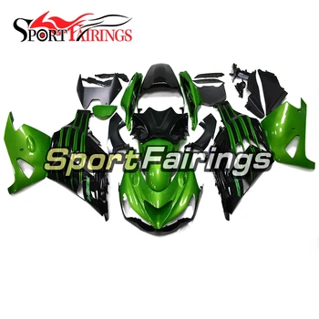 

Motorcycle Fairings Kit for Kawasaki ZX14R ZZR1400 2012 - 2015 ABS Plastic Injection Body Kit Green Black Covers Panels Frames