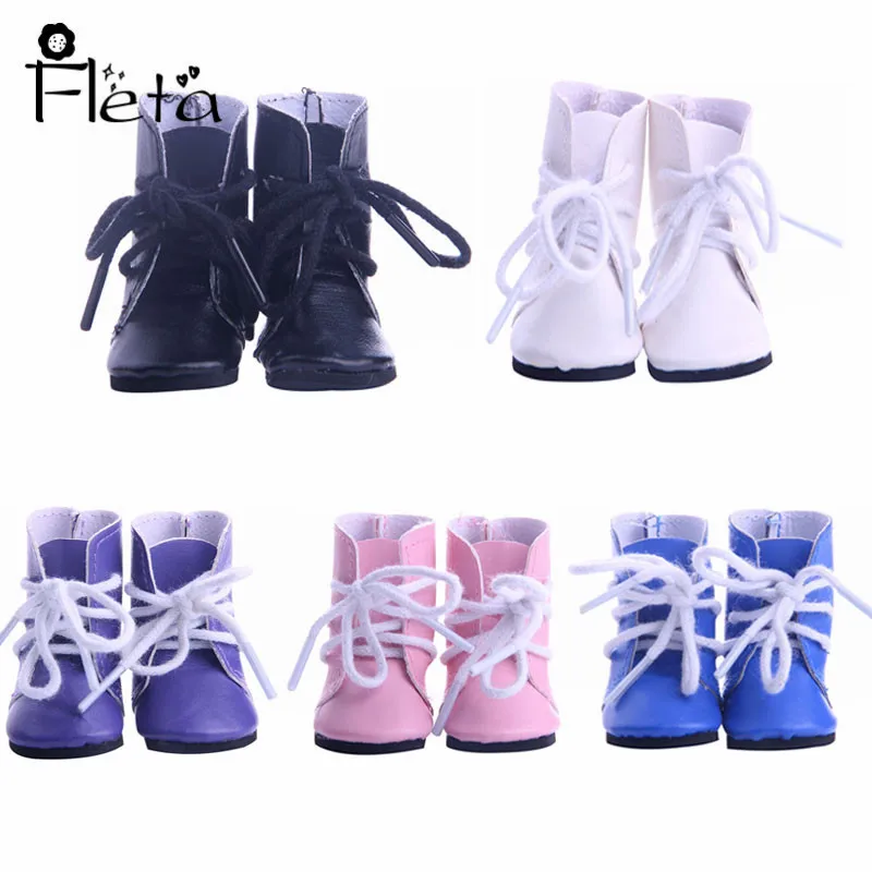 14.5 Inch Doll Shoes Boots Leather Shoes Fit 14.5 Inch Wellie Wisher Doll Our Generation Christmas Birthday Gift