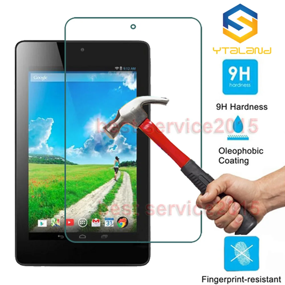Ytaland Tempered Glass Screen Protector Film For Acer Iconia One 7 B1