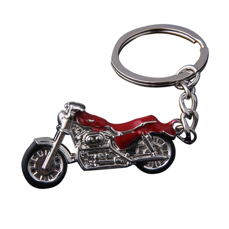 New Motorcycle Key Chain Charm metal keychain men women Car Key Ring 4
